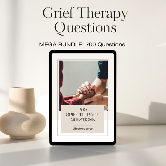 Grief Therapy Questions - Ultimate pack 700 Questions